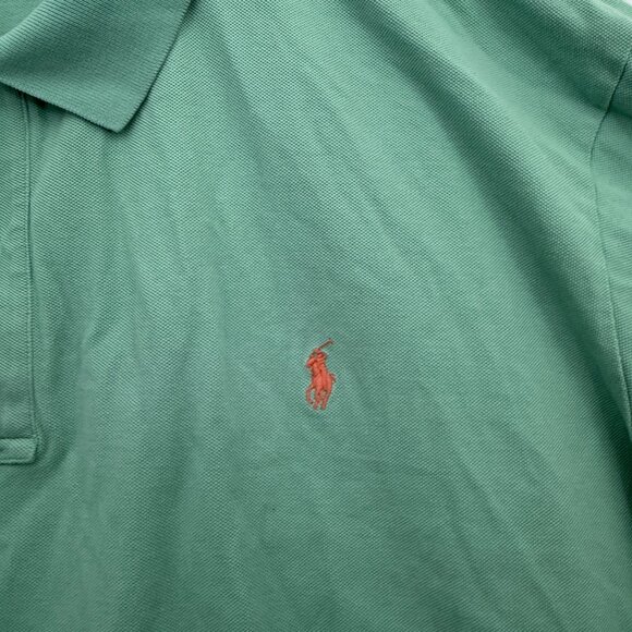 Polo Ralph Lauren Polo Shirt Mens 5XB Big Green Knit Pony Preppy Casual - Picture 6 of 8